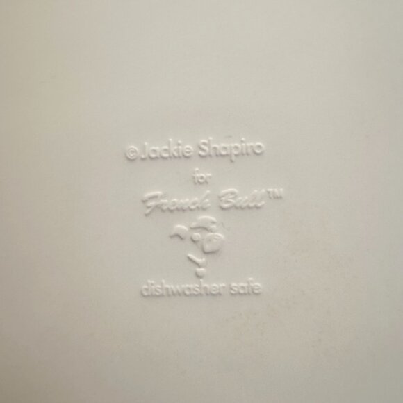 ☆ Jackie Shapiro French Bull Floral Serving Platter Bacardi Silver Bohemian Tray - Picture 4 of 4